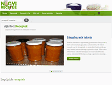 Tablet Screenshot of nagyireceptje.com